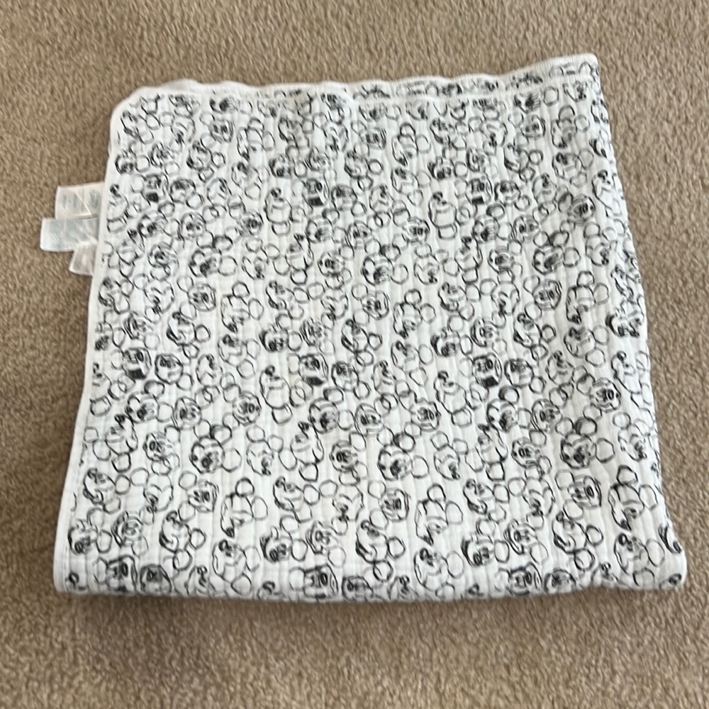 Aden and Anais Limited Edition Mickeys 90th Anniversary Muslin Blanket